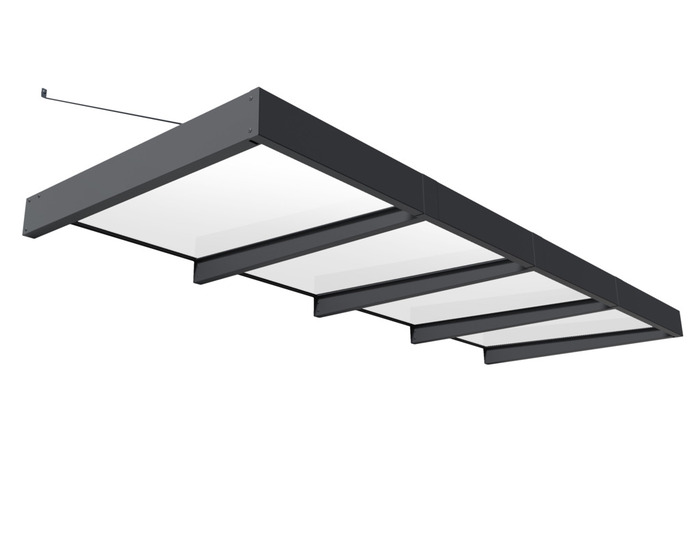 Entrétak Sophia XL Grå Opal 379 x 140 cm Canopia by Palram